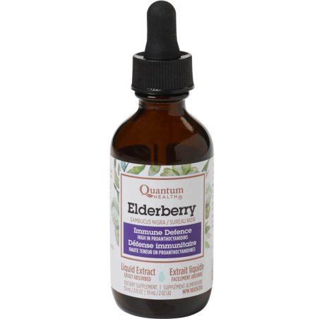 Quantum Health Elderberry Liquid Extract 60 ml | Unbeatable Prices, Daily Deals | VITASHOP