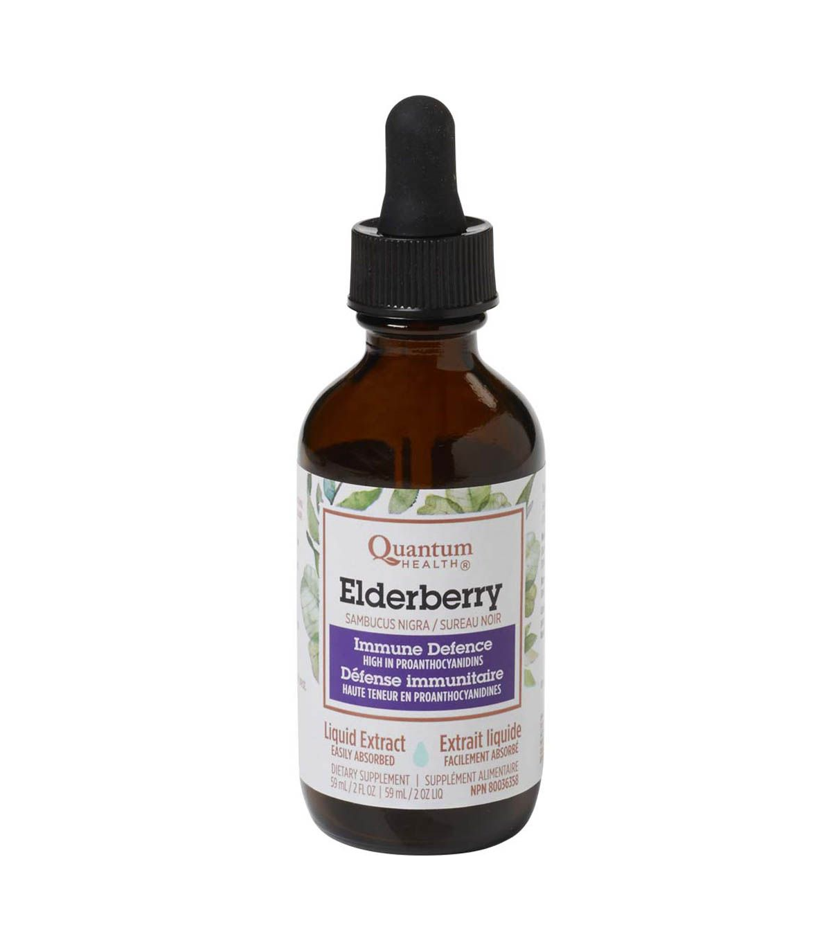 Quantum Health Elderberry Liquid Extract 60 ml | Unbeatable Prices, Daily Deals | VITASHOP