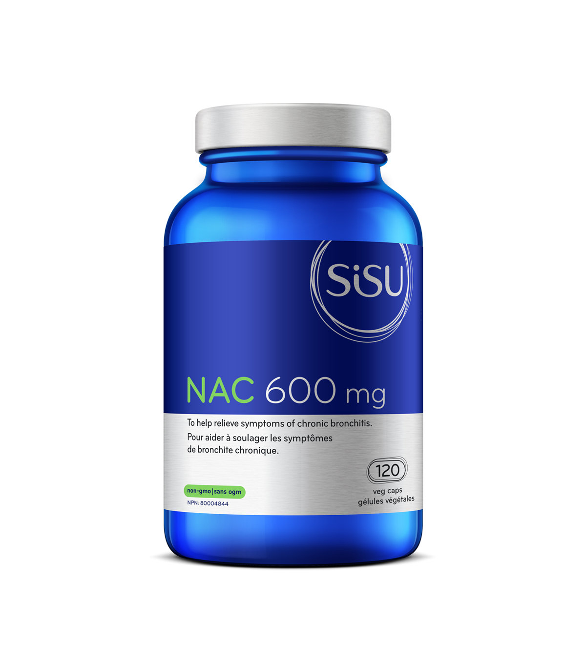 SISU 시수 NAC 600 mg, 120 식물성 캡슐 | 매일 업데이트되는 특가 상품 | VITASHOP