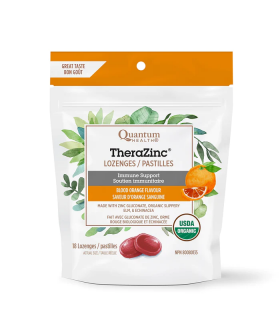 Quantum Health 퀀텀 헬스 유기농 TheraZinc 블러드 오렌지 18정 | 매일 업데이트되는 특가 상품 | VITASHOP