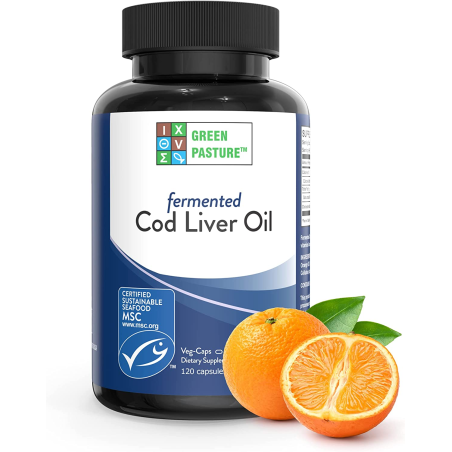 Green Pasture Blue Ice Ferm Cod Liver Oil Orange 120 Capsules | 每天不同折扣, 全网最低价格 | 种类齐全的保健品店铺 VITASHOP, 只有你想不到, 没有你买不到 !