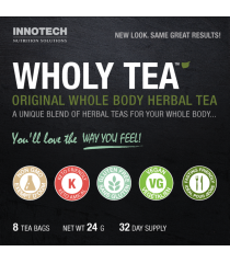 Innotech Nutrition Wholy Tea Original (Green Box) 1 Month Supply | Unbeatable Prices, Daily Deals | VITASHOP