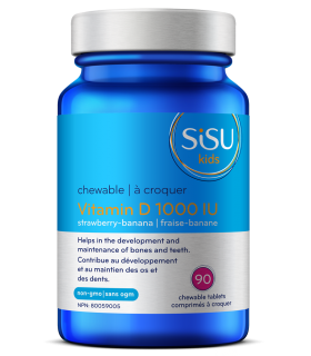 Enfants Vitamine D3 1000 UI Fraise Banane, 90 Tabs | Safest & Easiest Shopping Vitamins Online | VITASHOP
