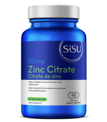 SISU Zinc Citrate 30 mg, 90 Vegetable Caps | 每天不同折扣, 全网最低价格 | 种类齐全的保健品店铺 VITASHOP, 只有你想不到, 没有你买不到 !
