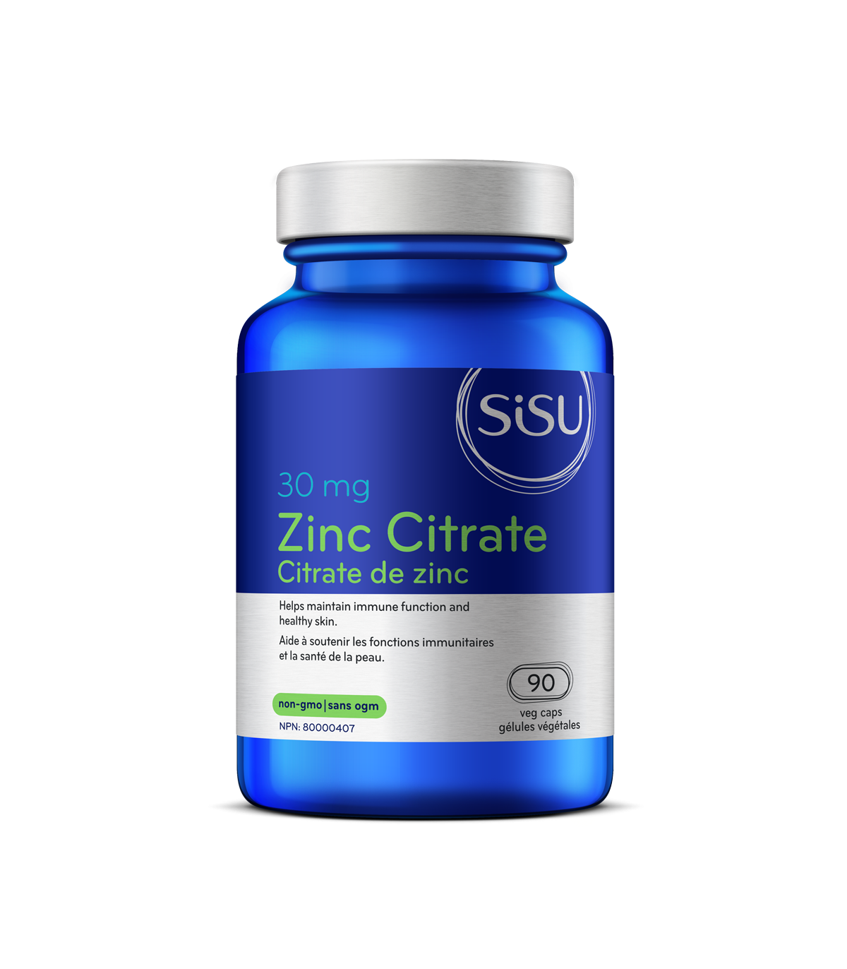 SISU Zinc Citrate 30 mg, 90 Vegetable Caps | Unbeatable Prices, Daily Deals | VITASHOP