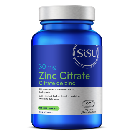 SISU Zinc Citrate 30 mg, 90 Vegetable Caps | Unbeatable Prices, Daily Deals | VITASHOP