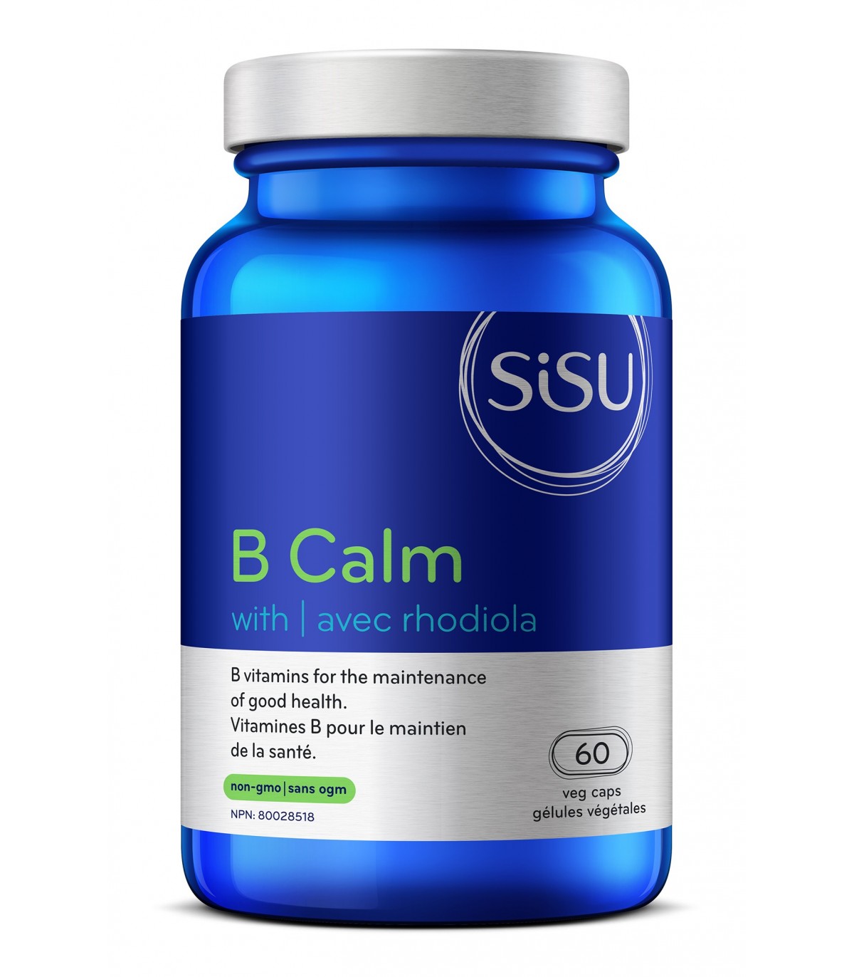 SISU 시수 B Calm with Rhodiola, 60 식물성 캡슐 | 매일 업데이트되는 특가 상품 | VITASHOP