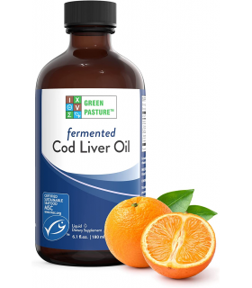 Ferm. Cod Liver Oil Liquid Orange 180 ml | Safest & Easiest Shopping Vitamins Online | VITASHOP