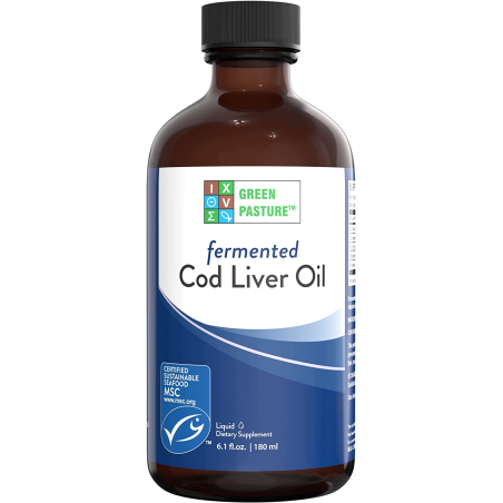 Green Pasture Ferm. Cod Liver Oil Liquid 180 ml | Unbeatable Prices, Daily Deals | VITASHOP