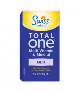 Swiss Natural Total One Men Multi 90 Caplets | Unbeatable Prices, Daily Deals | VITASHOP