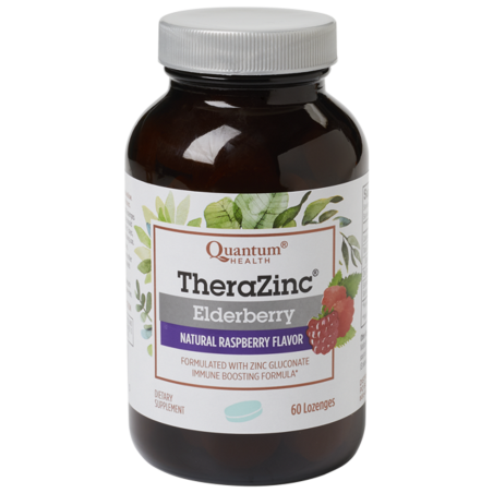 Quantum Health TheraZinc Elderberry 60 Lozenges | Unbeatable Prices, Daily Deals | VITASHOP