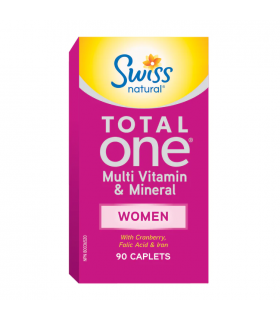 Swiss Natural Total One Women Multi 90 Caplets | 每天不同折扣, 全网最低价格 | 种类齐全的保健品店铺 VITASHOP, 只有你想不到, 没有你买不到 !