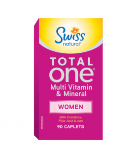Swiss Natural Total One Women Multi 90 Caplets | Unbeatable Prices, Daily Deals | VITASHOP