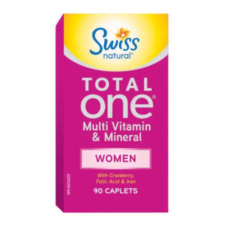 Swiss Natural Total One Women Multi 90 Caplets | Unbeatable Prices, Daily Deals | VITASHOP