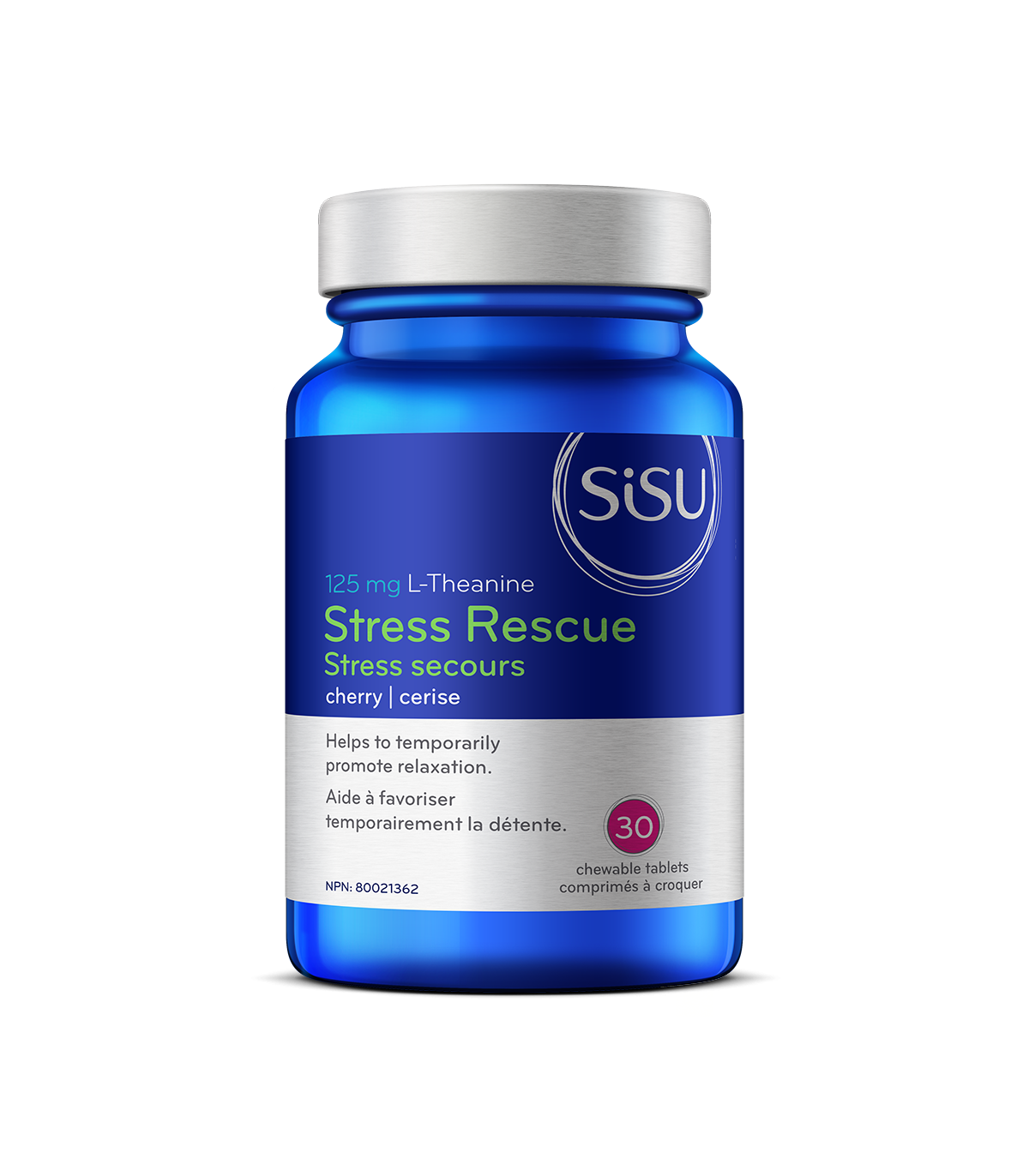 SISU Stress Rescue 125 mg L-Theanine Cherry, 30 Chewables | 每天不同折扣, 全网最低价格 | 种类齐全的保健品店铺 VITASHOP, 只有你想不到, 没有你买不到 !