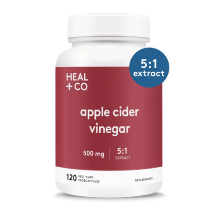 HEAL + CO. Apple Cider Vinegar 500 mg 120 Vegi Capsules | Unbeatable Prices, Daily Deals | VITASHOP