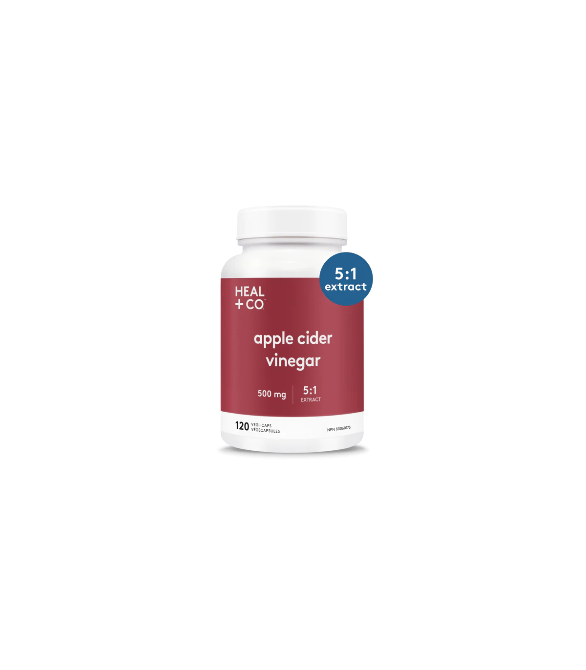 HEAL + CO. Apple Cider Vinegar 500 mg 120 Vegi Capsules | Unbeatable Prices, Daily Deals | VITASHOP