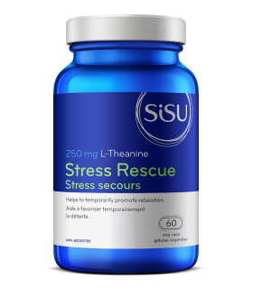 SISU Stress Rescue 250 mg L-Theanine, 60 Vegetable Caps | Unbeatable Prices, Daily Deals | VITASHOP