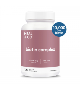 HEAL + CO. Biotin Complex 120 Vegi Capsules | Unbeatable Prices, Daily Deals | VITASHOP