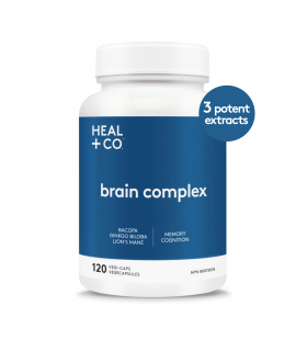 HEAL + CO. Brain Complex 120 Vegi Capsules | Unbeatable Prices, Daily Deals | VITASHOP
