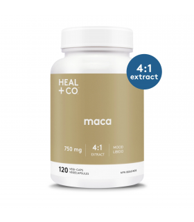 HEAL + CO. Maca (4:1) 750 mg 120 Vegi Capsules | Unbeatable Prices, Daily Deals | VITASHOP