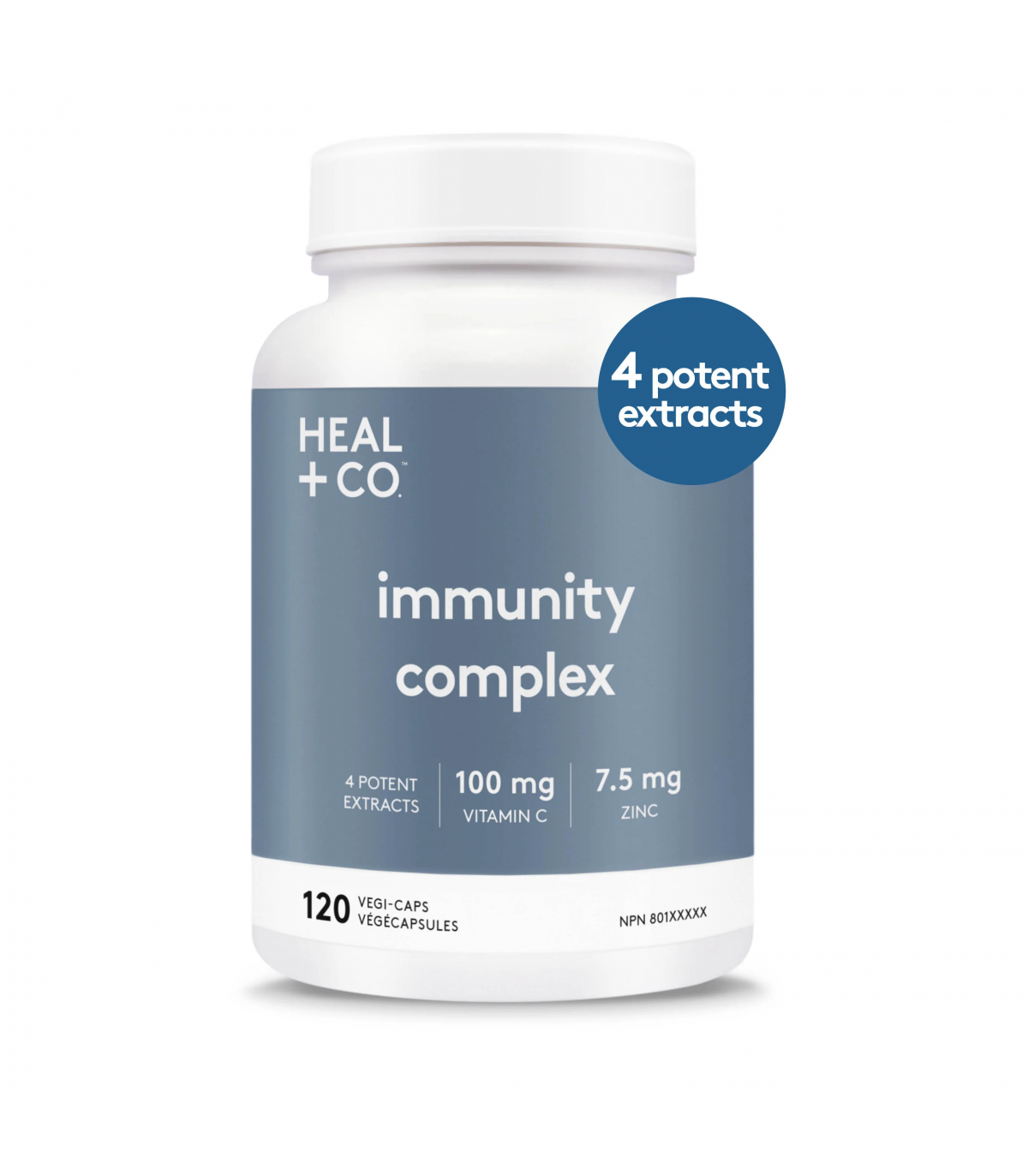 HEAL + CO. Immunity Complex 100 mg 120 Vegi Capsules | Unbeatable Prices, Daily Deals | VITASHOP