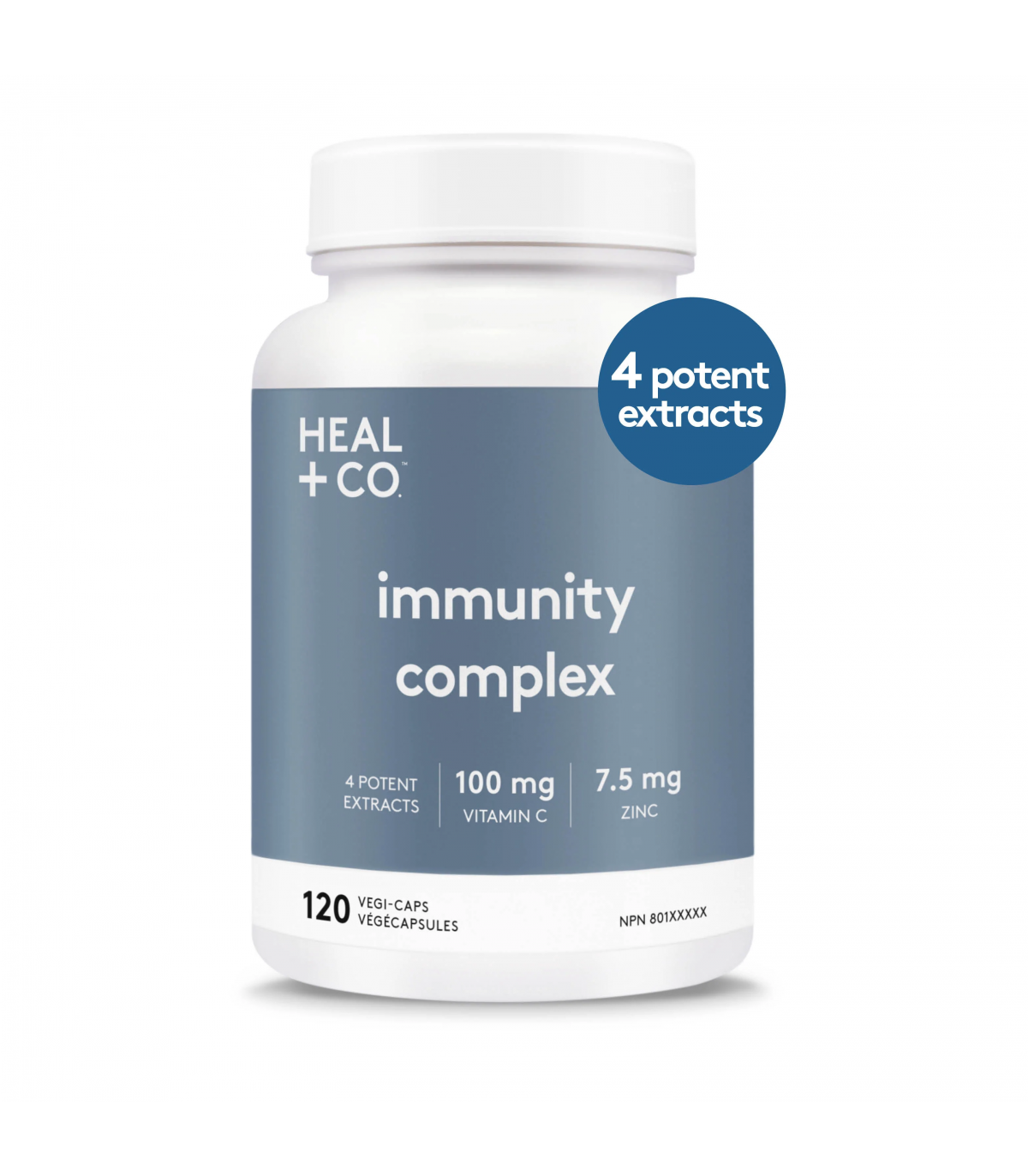 HEAL + CO. Immunity Complex 100 mg 120 Vegi Capsules | Unbeatable Prices, Daily Deals | VITASHOP
