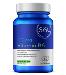 SISU Vitamin B6, 60 Vegetable Caps | Unbeatable Prices, Daily Deals | VITASHOP