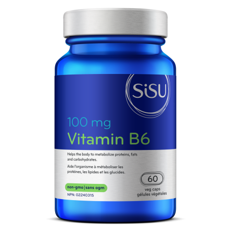 SISU Vitamin B6, 60 Vegetable Caps | 每天不同折扣, 全网最低价格 | 种类齐全的保健品店铺 VITASHOP, 只有你想不到, 没有你买不到 !