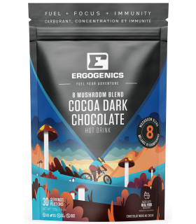 Ergogenics Nutrition 8 Mushroom Blend Hot Chocolate 120 g | Unbeatable Prices, Daily Deals | VITASHOP