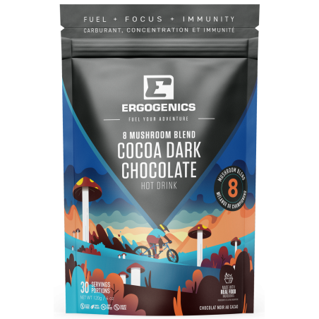 Ergogenics Nutrition 어고닉스 뉴트리션 8 버섯 혼합 핫 초콜릿 120g | 매일 업데이트되는 특가 상품 | VITASHOP