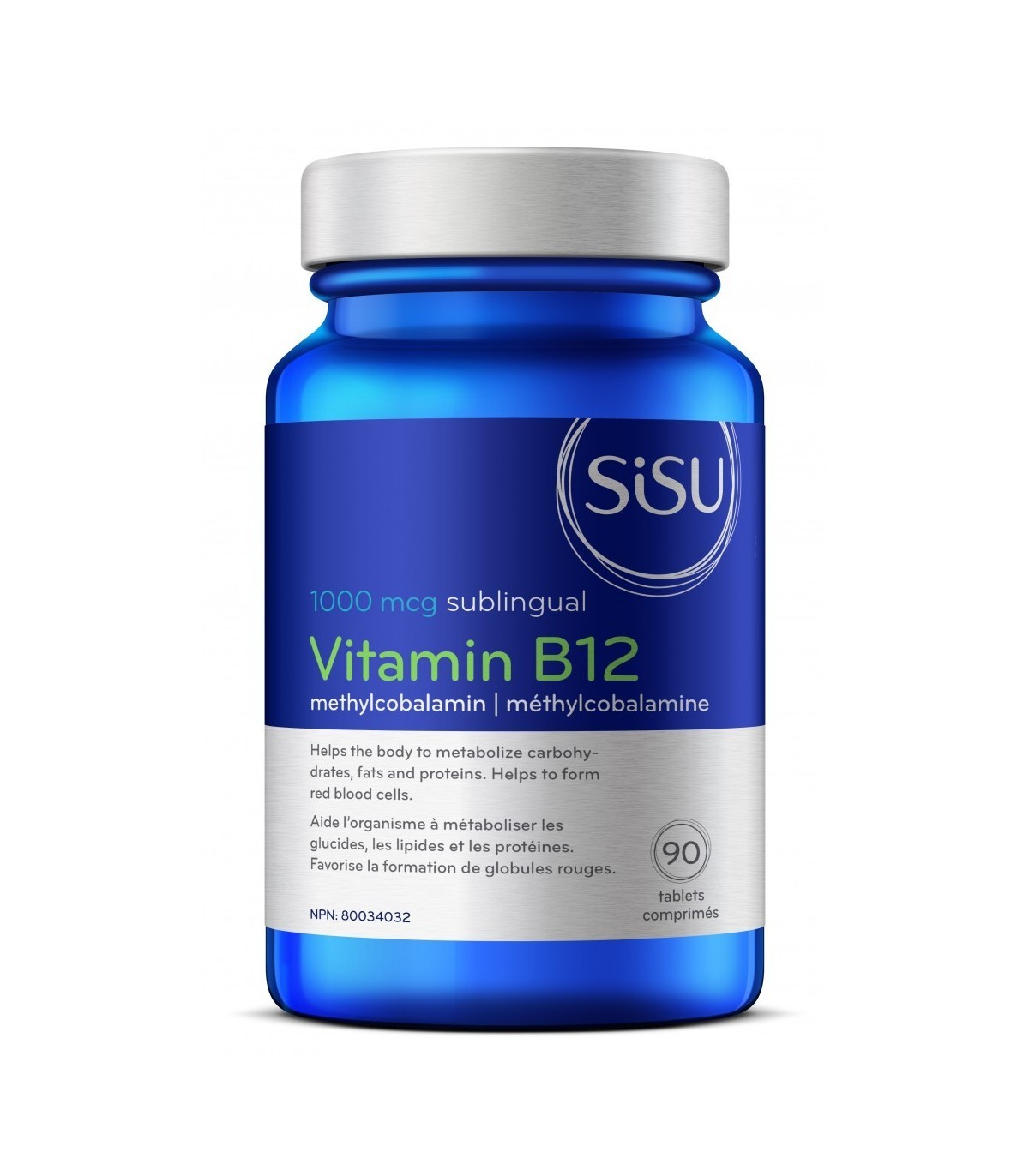 SISU Vitamin B12 1000 mcg Methylcobalamin, 90 Tabs | Unbeatable Prices, Daily Deals | VITASHOP