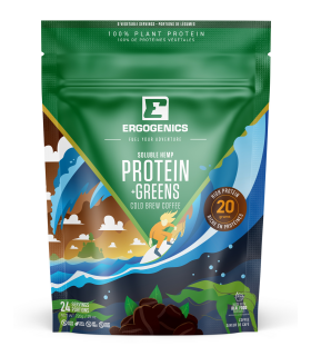 Hemp Protein+Greens, Coffee 720 g | Safest & Easiest Shopping Vitamins Online | VITASHOP