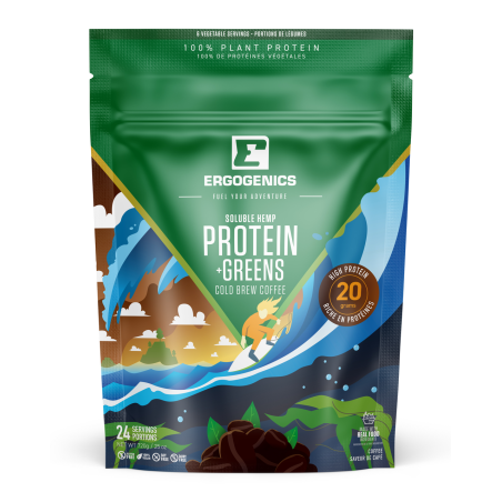 Ergogenics Nutrition 어고닉스 뉴트리션 대마 단백질+녹차, 커피 720g | 매일 업데이트되는 특가 상품 | VITASHOP