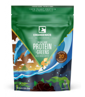 Ergogenics Nutrition Hemp Protein+Greens, Coffee 120 g | Unbeatable Prices, Daily Deals | VITASHOP