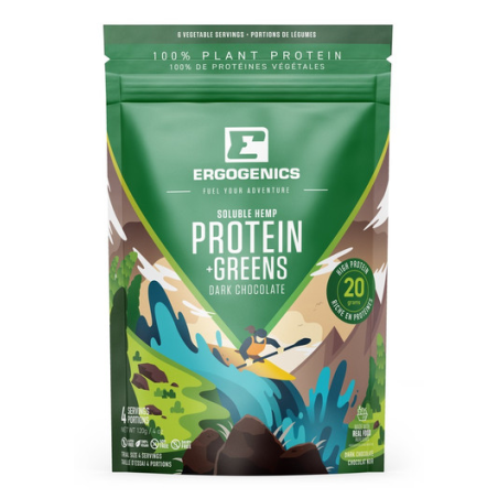 Ergogenics Nutrition 어고닉스 뉴트리션 대마 단백질+그린, 초콜릿 120g | 매일 업데이트되는 특가 상품 | VITASHOP