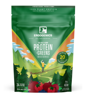 Ergogenics Nutrition Hemp Protein+Greens, Berry 720 g | Unbeatable Prices, Daily Deals | VITASHOP