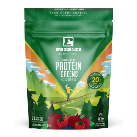 Ergogenics Nutrition Hemp Protein+Greens, Berry 720 g | 每天不同折扣, 全网最低价格 | 种类齐全的保健品店铺 VITASHOP, 只有你想不到, 没有你买不到 !