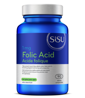 Acide folique 1 mg, 90 comprimés | Safest & Easiest Shopping Vitamins Online | VITASHOP
