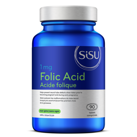 Acide folique 1 mg, 90 comprimés | Safest & Easiest Shopping Vitamins Online | VITASHOP