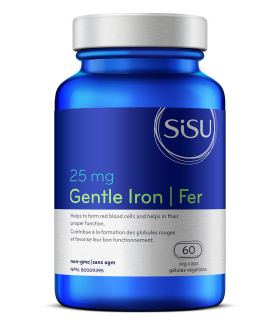 Fer doux 25 mg, 60 gélules végétales | Safest & Easiest Shopping Vitamins Online | VITASHOP