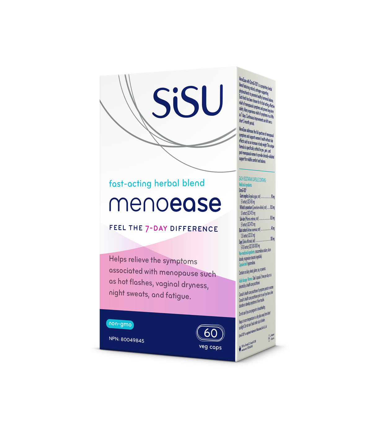 SISU MenoEase with EstroG-100, 60 Vegetable Caps | Unbeatable Prices, Daily Deals | VITASHOP