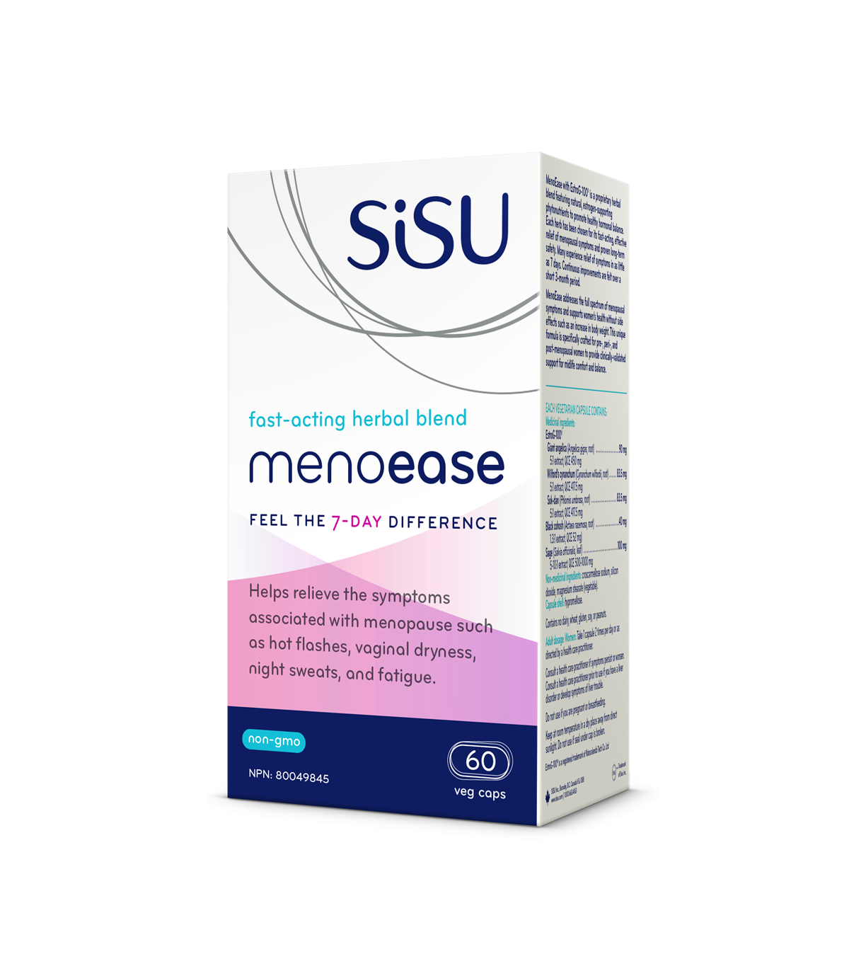 SISU MenoEase with EstroG-100, 60 Vegetable Caps | Unbeatable Prices, Daily Deals | VITASHOP