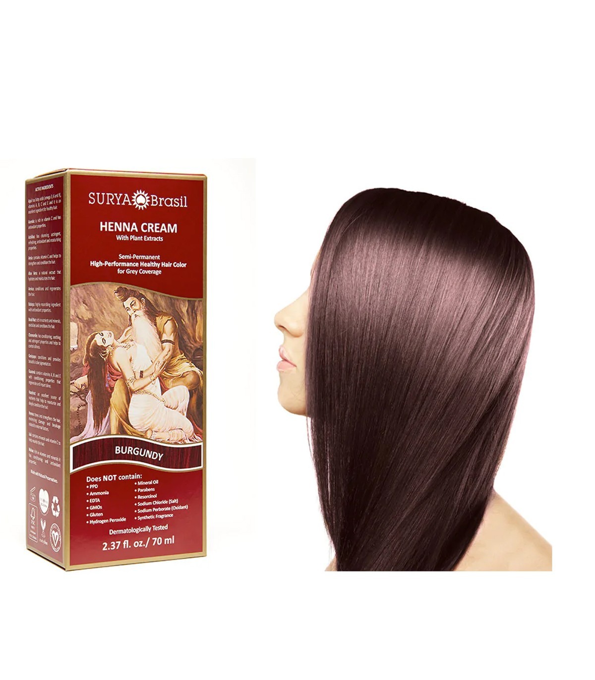 SURYA Henna Cream Burgundy 70 ml | 每天不同折扣, 全网最低价格 | 种类齐全的保健品店铺 VITASHOP, 只有你想不到, 没有你买不到 !