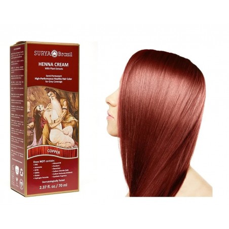 Henna Cream Copper 70 ml | Safest & Easiest Shopping Vitamins Online | VITASHOP