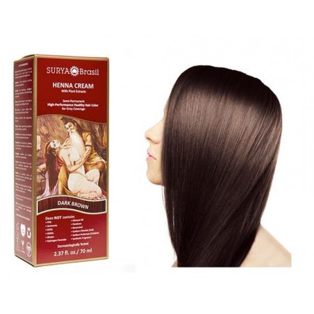 SURYA Henna Cream Dark Brown 70 ml | 每天不同折扣, 全网最低价格 | 种类齐全的保健品店铺 VITASHOP, 只有你想不到, 没有你买不到 !