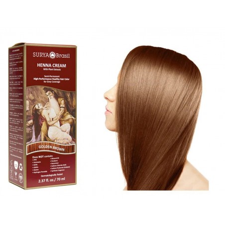 SURYA Henna Cream Golden Brown 70 ml | 每天不同折扣, 全网最低价格 | 种类齐全的保健品店铺 VITASHOP, 只有你想不到, 没有你买不到 !