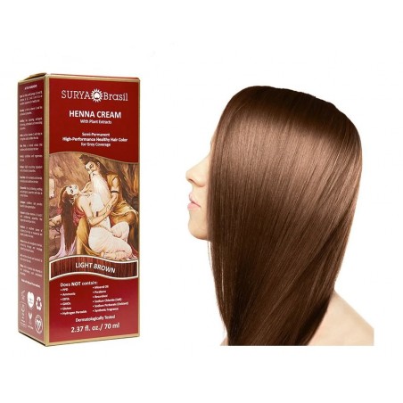 SURYA Henna Cream Light Brown 70 ml | 每天不同折扣, 全网最低价格 | 种类齐全的保健品店铺 VITASHOP, 只有你想不到, 没有你买不到 !