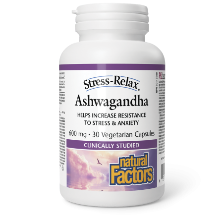 Ashwagandha 600 mg, Stress-Relax 30 Vegi Capsules | Safest & Easiest Shopping Vitamins Online | VITASHOP