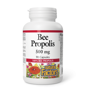 Natural Factors Bee Propolis 500 mg 90 Capsules | Unbeatable Prices, Daily Deals | VITASHOP